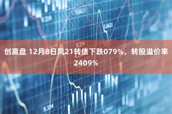 创赢盘 12月8日凤21转债下跌079%，转股溢价率2409%